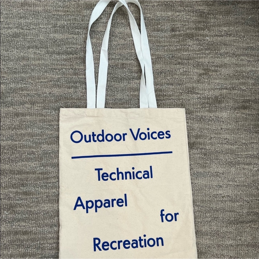 Outdoor Voices Canvas Bag